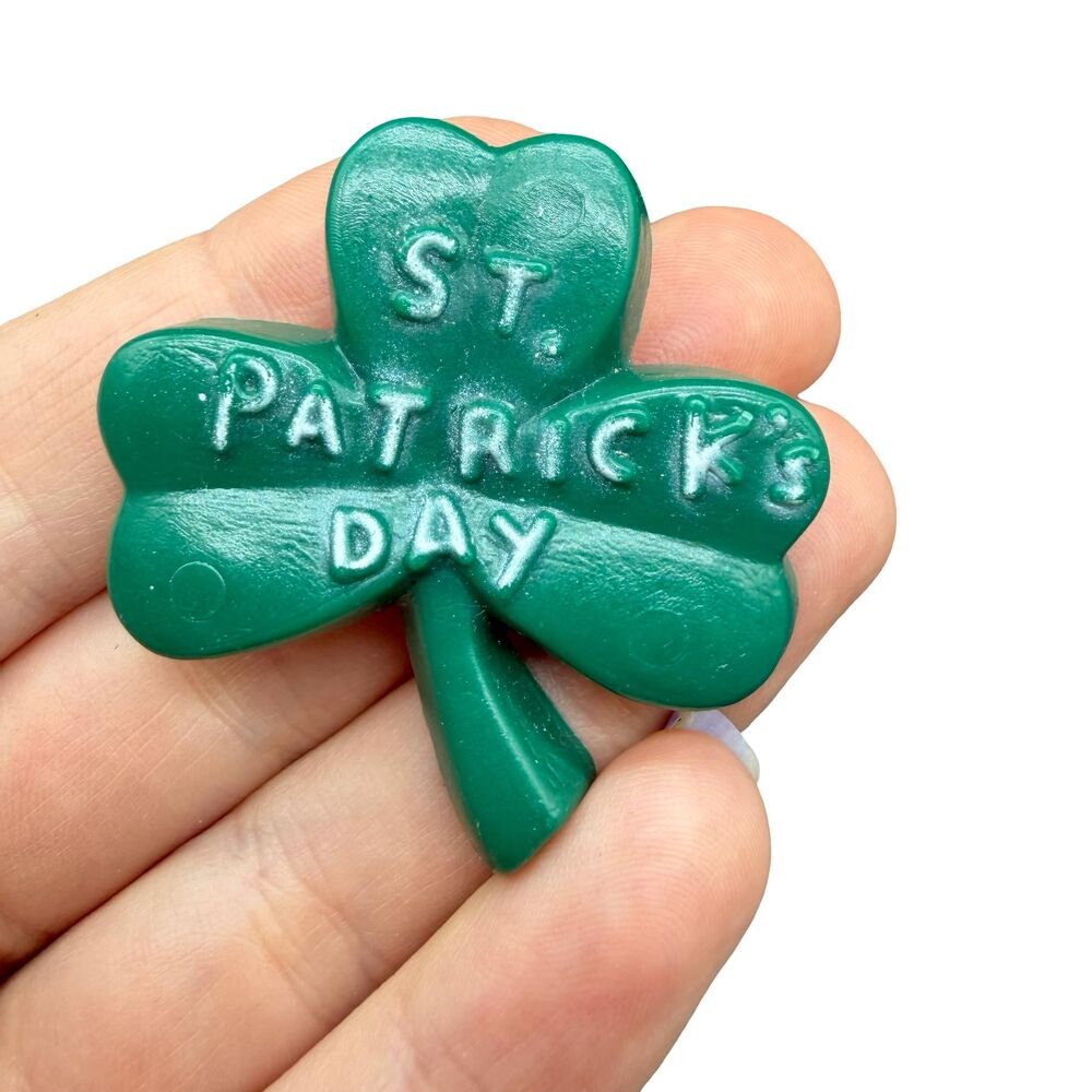 Vintage Jewelry St Patrick’s Day Clover Brooch Clover  Pin